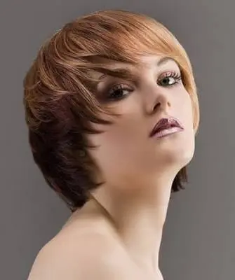 Coupe de cheveux en cascade pour cheveux courts: photos de coupes de cheveux courtes en cascade