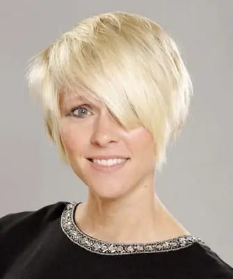 Coupe de cheveux en cascade pour cheveux courts: photos de coupes de cheveux courtes en cascade