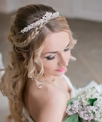Hairstyles with a diadem for long, medium, short hair (step by step photos, video)