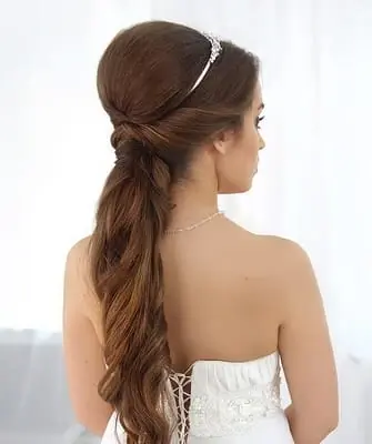 Hairstyles with a diadem for long, medium, short hair (step by step photos, video)