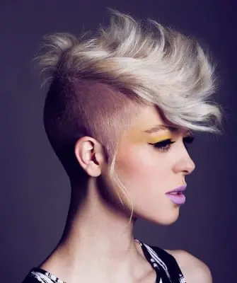 Peinados de mujer con sienes afeitadas: opciones de moda (con video)