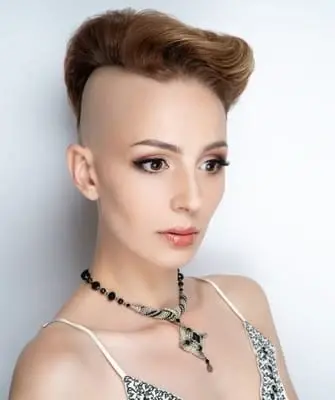 Peinados de mujer con sienes afeitadas: opciones de moda (con video)