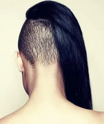 Peinados de mujer con sienes afeitadas: opciones de moda (con video)