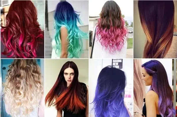 How to make ombre hair coloring for different hair lengths