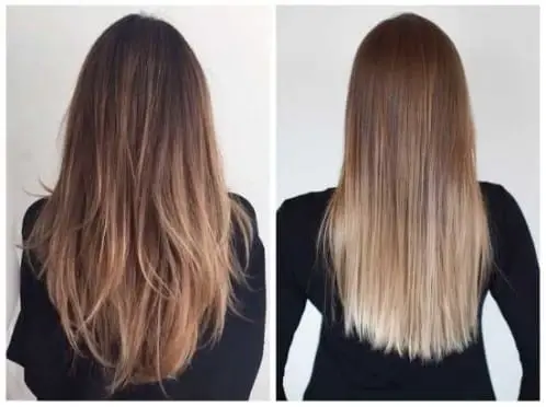 How to make ombre hair coloring for different hair lengths