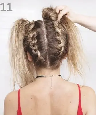 Coiffures disco pour filles pour cheveux longs, moyens et courts
