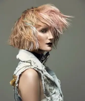 Cursore asimmetrico per capelli corti, medi, lunghi (con foto e video)
