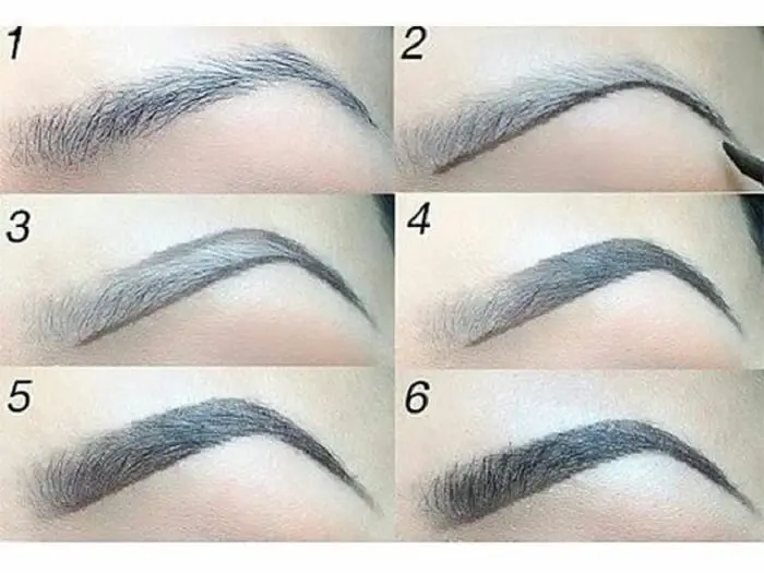 How to dye eyebrows at home, eyebrow makeup, makeup and coloring techniques