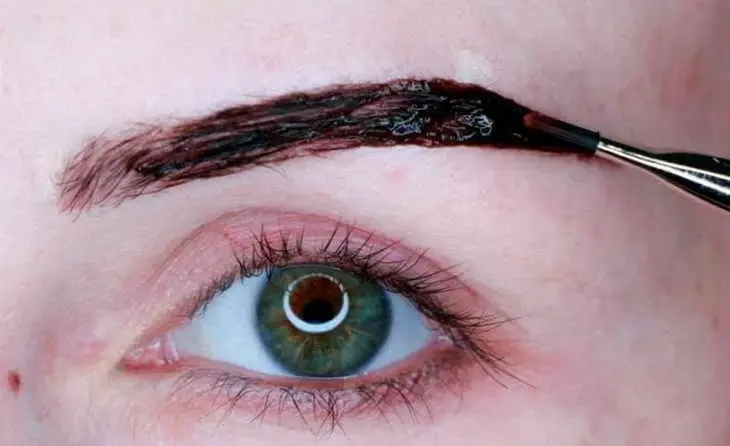 How to dye eyebrows at home, eyebrow makeup, makeup and coloring techniques