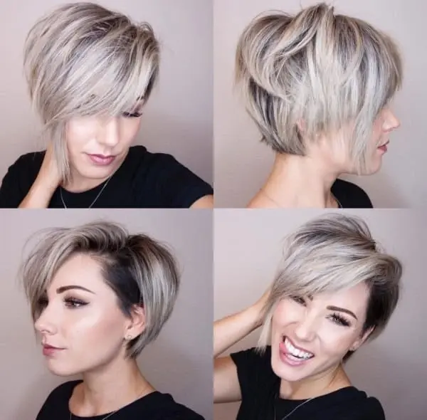 Cascading short haircut