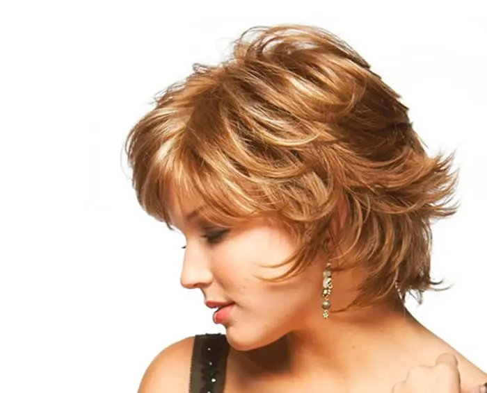 Cascading short haircut