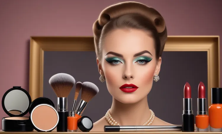 Makeup in "retro" style: when the classics are back in fashion 🎬✨