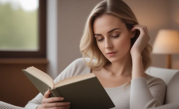 Mujer leyendo un libro
